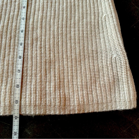 Jenni Kayne Cashmere Fisherman Sweater Oatmeal XXL - Picture 12 of 16